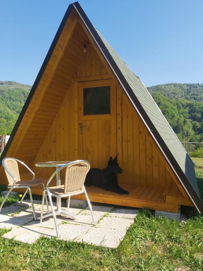 Hotel Glamping Hiske Petrin Tolmin Exteriér fotografie